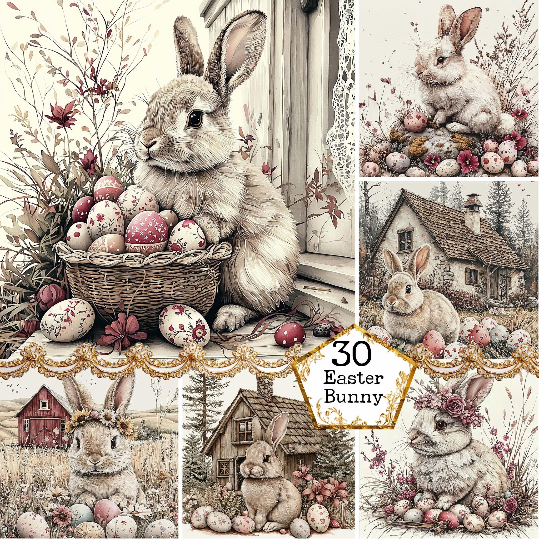 ヴィンテージイースターバニー - Etsy 日本