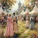 Watercolor Medieval Jousting Clipart Bundle JPEG Vintage Clipart ...