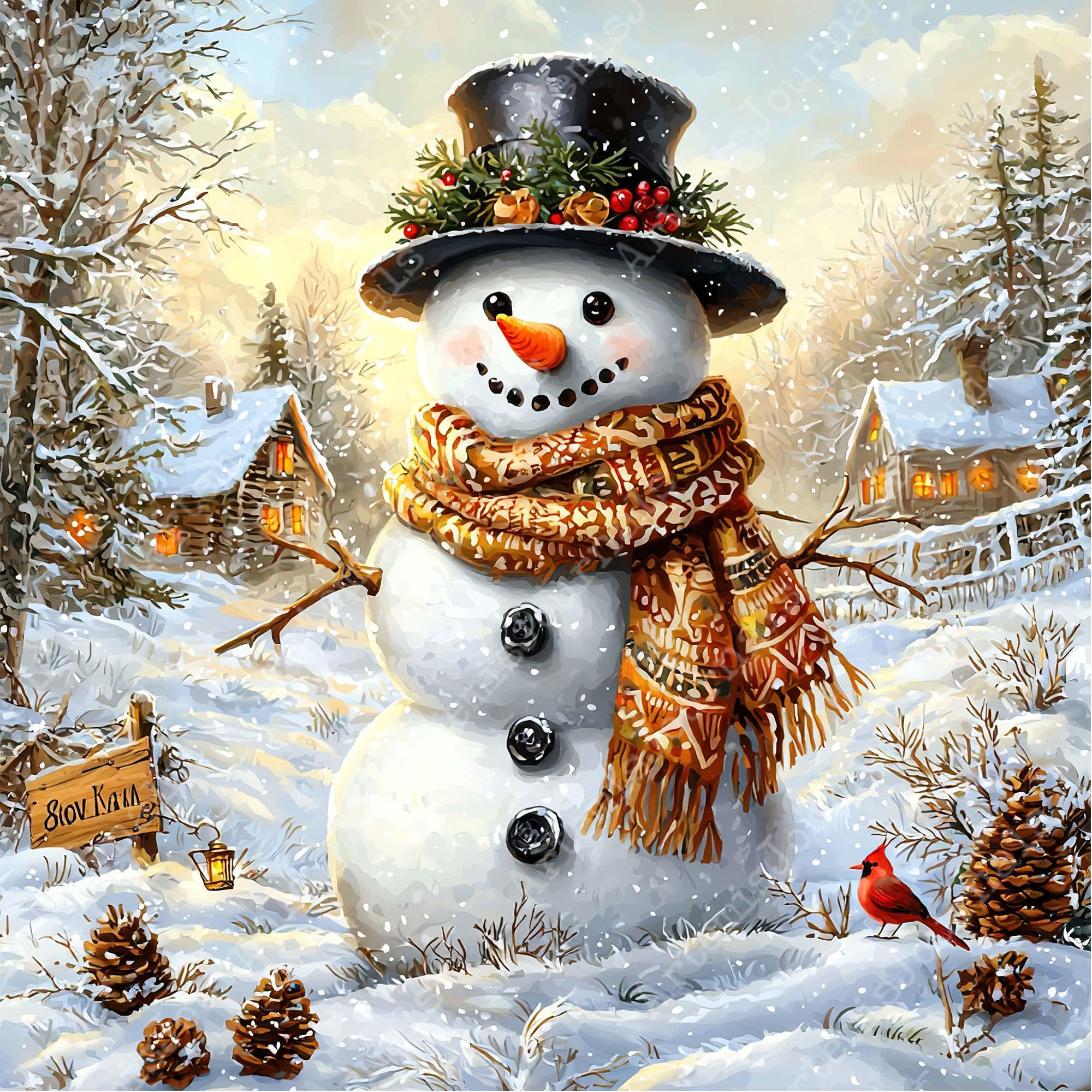 JPEG 雪だるま ライトブラウン スカーフ スクラップブック 画像 冬の