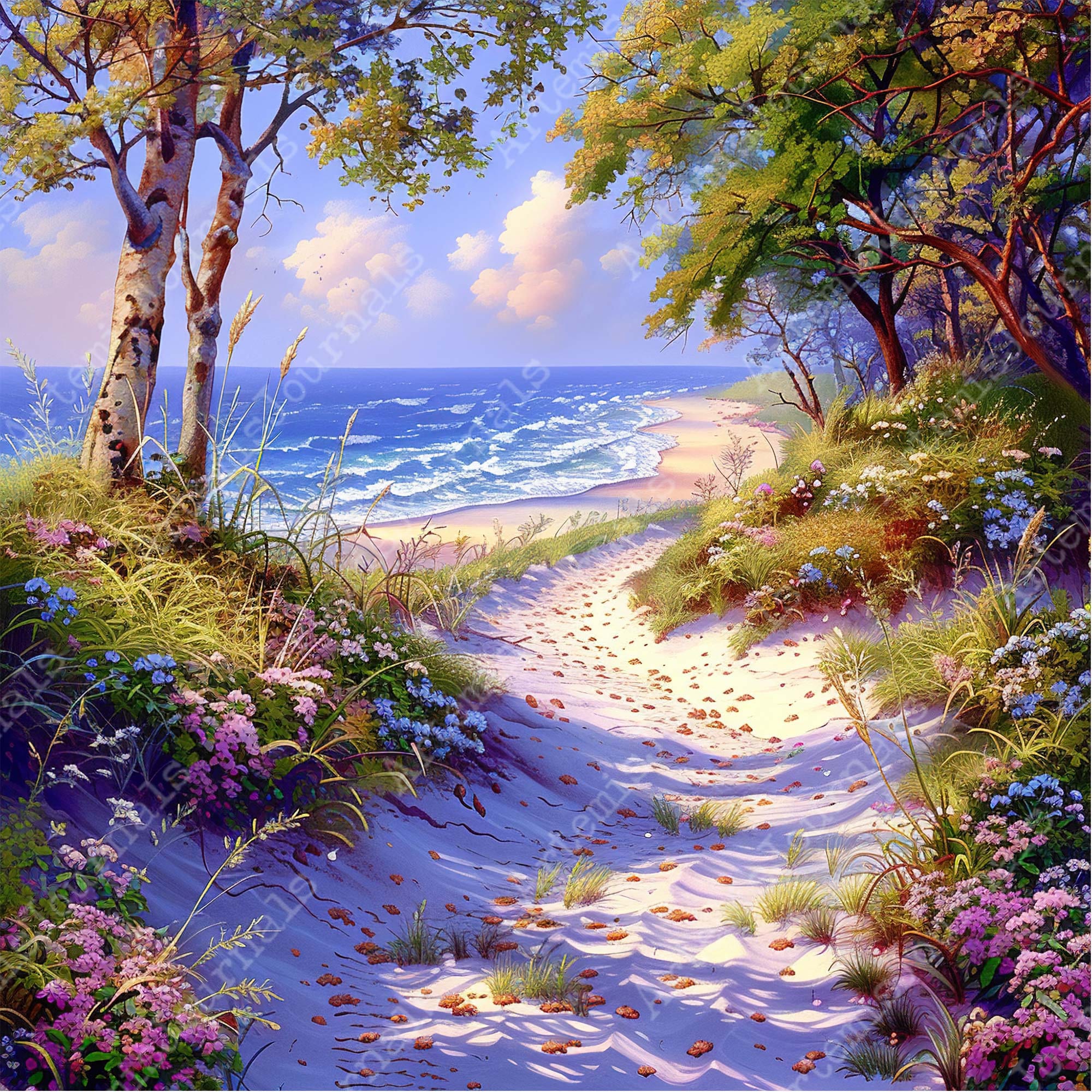 Collection Jpeg JPEG Seaside Charm: Path to the Beach Clipart Collection JPEG Wild ...