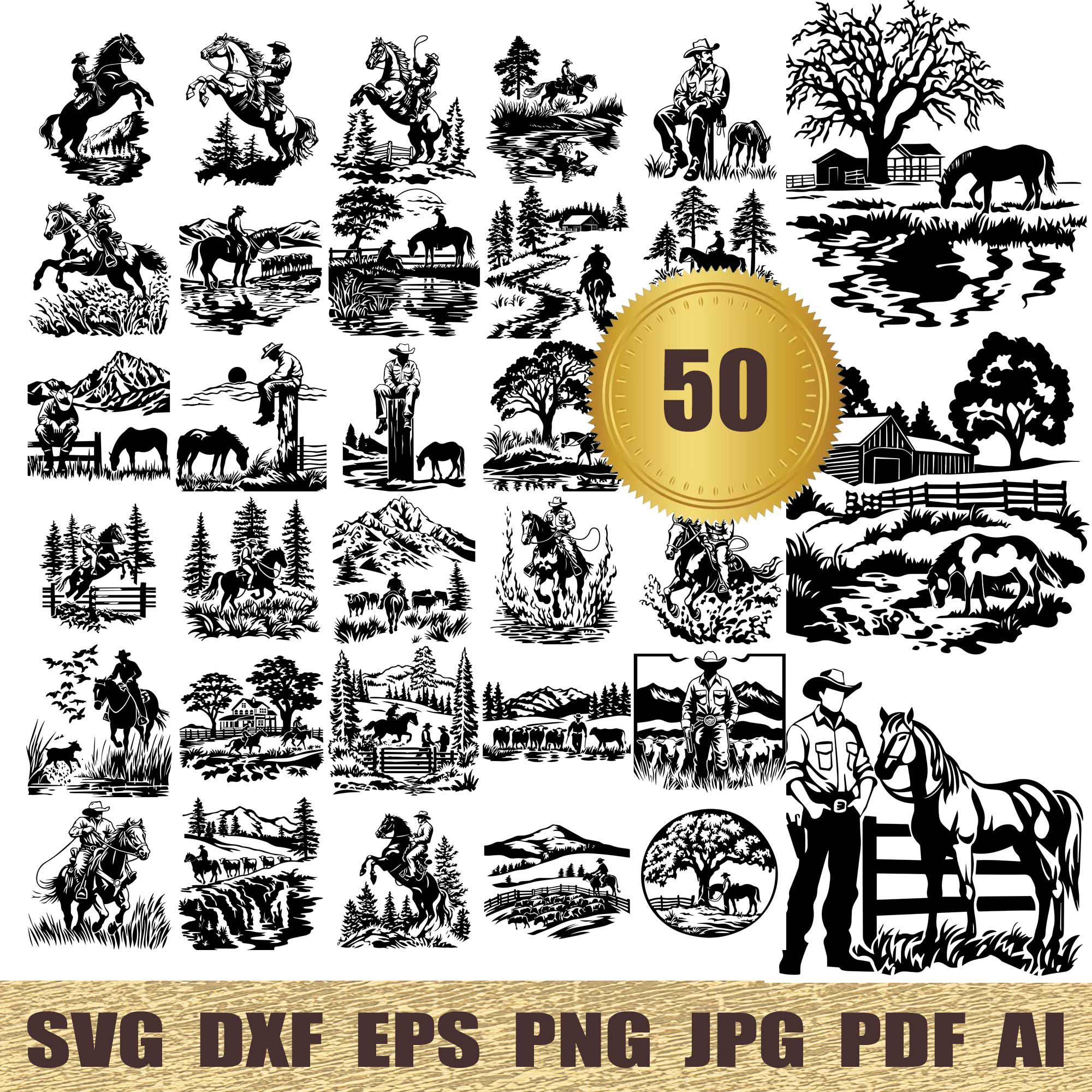 Roster Ranch Dxf File 50 Western Ranch Svg, Dxf, Eps, Ai, Pdf, Jpg, Png Western Svg, Cowgirl ...