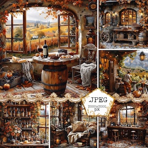 20 Bodega clipart JPEG descarga digital libros de memoria Planificadores digitales JPEG Vintage Instant Download Paper Crafts Junk Journal Scrapbooking
