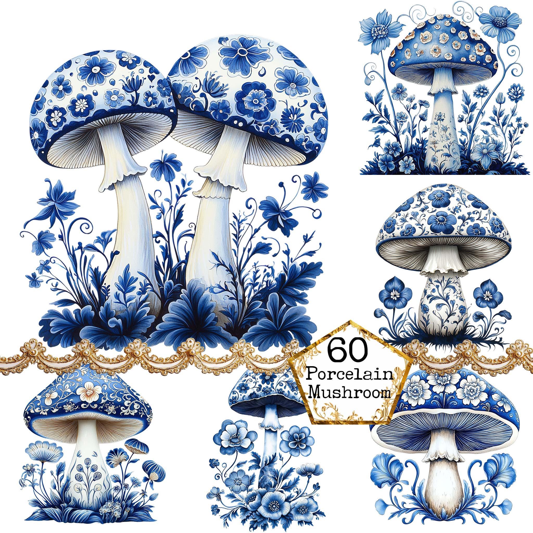 Vintage Ceramic Mushrooms - Etsy