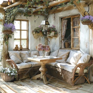 Old Shabby Chic Cottage Interiors JPEG Cozy Corner Food Purple Cozy ...