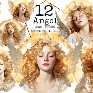 PNG antieke engel clipart bundel engel sublimatie ontwerp mooie kleine kinderen PNG Instant Download papier ambachten ongewenste dagboek scrapbooking