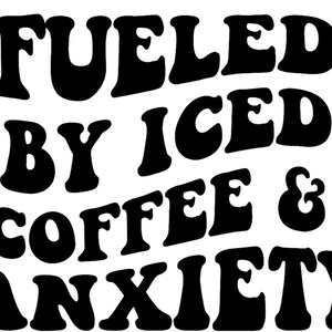 Iced coffee and anxiety