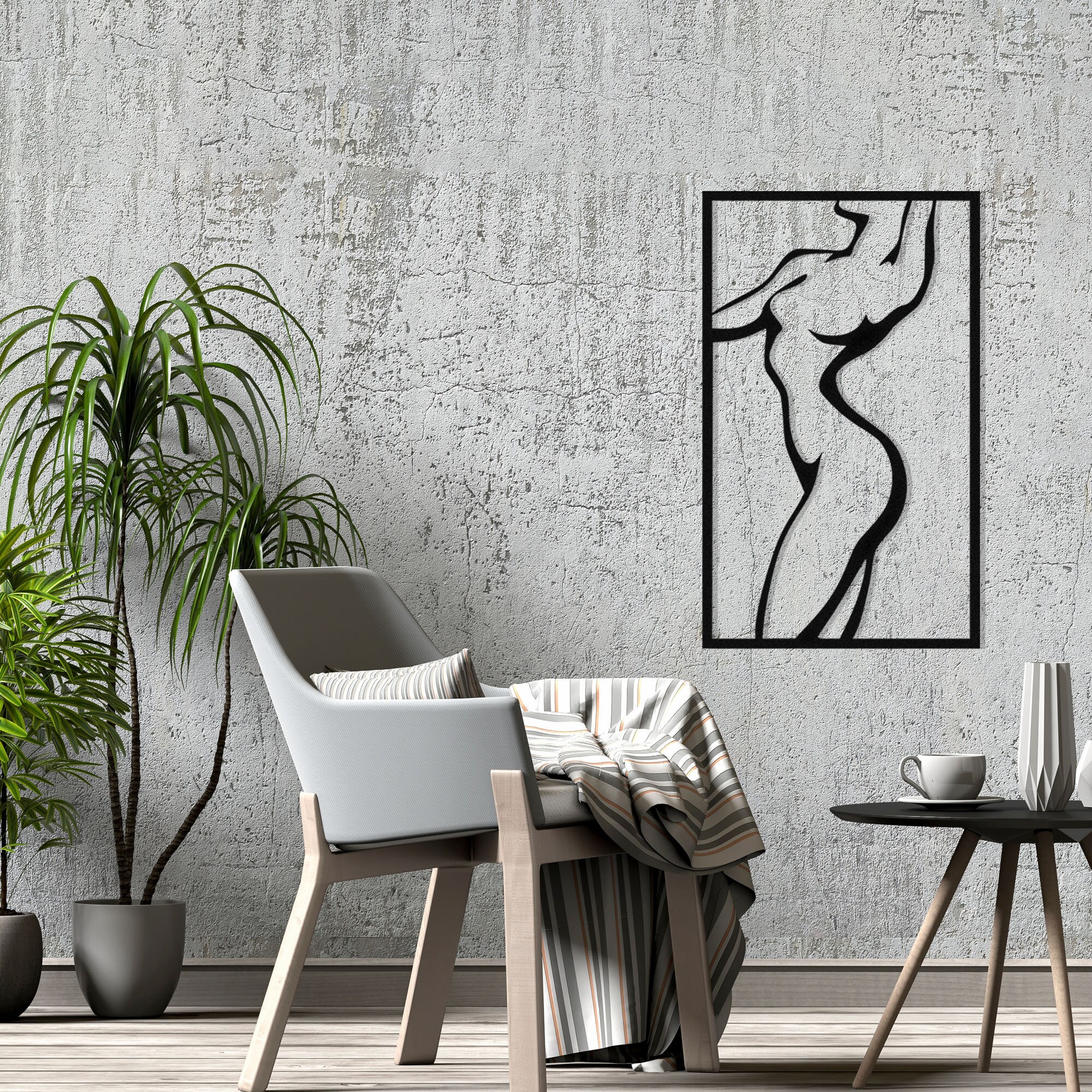 Woman Wall Art Female Body Metal Wall Art Unique Wall Decor - Etsy