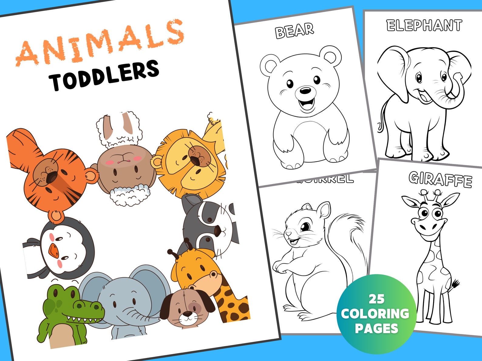 Printable Coloring Pages for Kids / Animal Coloring Pages / Coloring