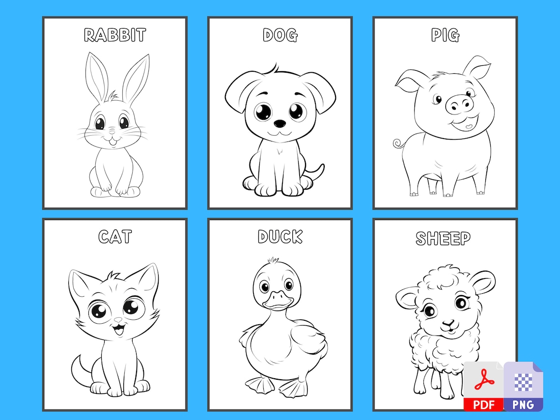 Printable Coloring Pages for Kids / Animal Coloring Pages / Coloring