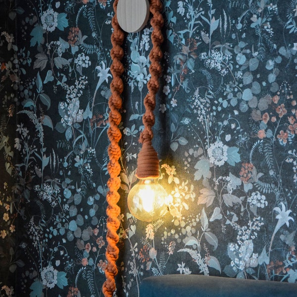 Macrame Lamp - Etsy