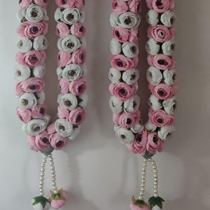 Rose  Engagement, Varmala Wedding, Jaimala, Indian Garland, Flower Garland, Asian Wedding, Bride & Groom Mala