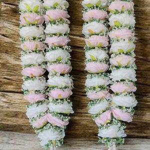 Rose Engagement Garlands, Varmala Wedding, Jaimala, Indian Garland, Flower Garland, Asian Wedding, Bride & Groom Mala