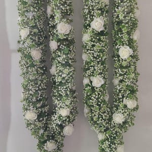 Varmala Garland Jaimala, Asian Wedding Garland, Wedding Mala, Jaimala, Sagan Mala, Bride & Groom Mala, Honor Mala, Yellow Flower