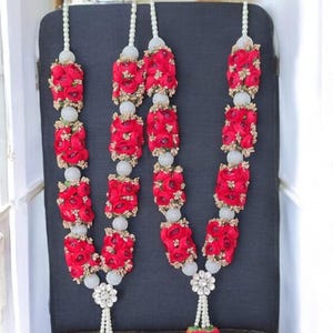 Peony  Engagement, Varmala Wedding, Jaimala, Indian Garland, Flower Garland, Asian Wedding, Bride & Groom Mala