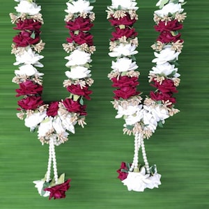 Rose Engagement Garlands, Varmala Wedding, Jaimala, Indian Garland, Flower Garland, Asian Wedding, Bride & Groom Mala