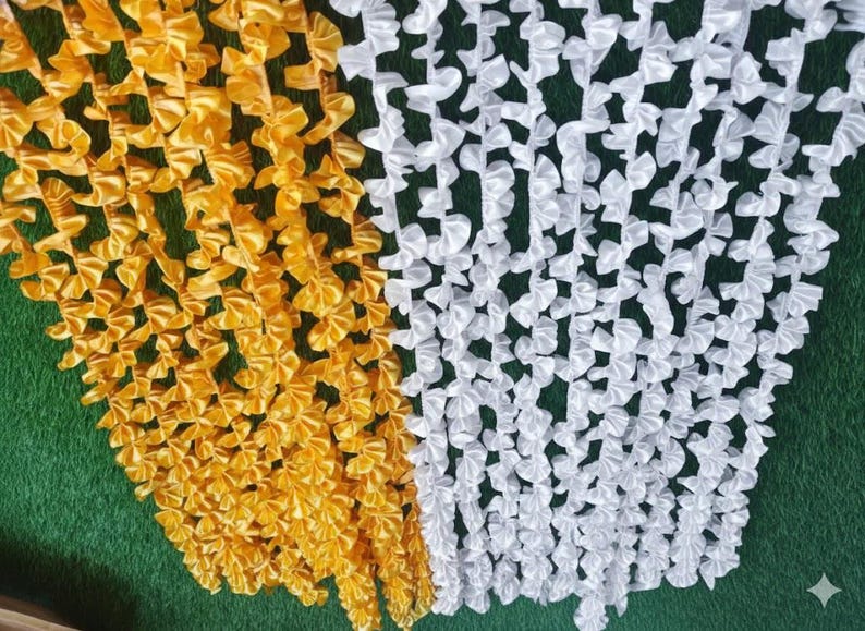 Satin Curtains Backdrop Frill Hanging Party Hangings Wedding Nikah ...