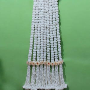 Ghirlanda Nikah Pardah da 7 piedi con mazzi di gigli appesi per decorazioni nuziali, decorazioni per templi, decorazioni per palchi,