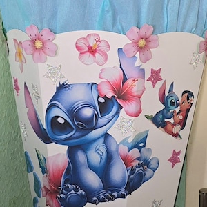 Schultüte Zuckertüte Stitch Mädchen Glitzer Schulanfang Einschulung Lilo Weiß