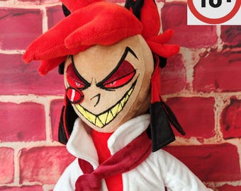 Alastor 18+.  Hazbin Hotel. Plushie desigened for adults only . Size  26  inch