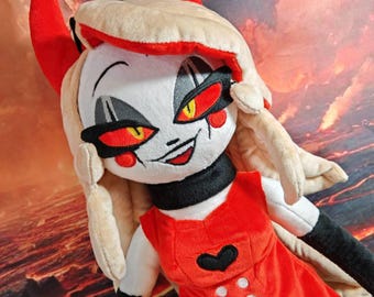 Charlie Morningstar Full Demon. Hazbin hotel. Large plush toy. Size  26  inch