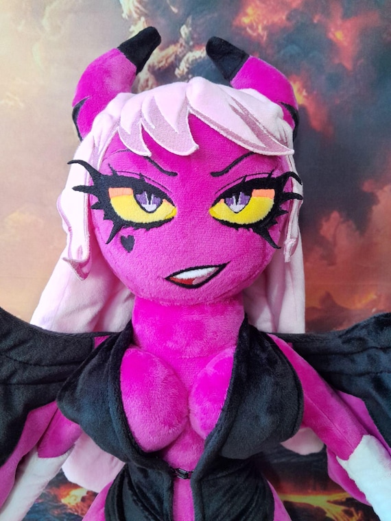 ヘルヴァボス ぬいぐるみ ヴェロシカ Verosika Plushie Verosika Mayday . Helluva Boss. Plush Toy. Size 24 Inch - Etsy