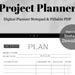 Project Planner Printable Productivity Planner Task Tracker, Project ...