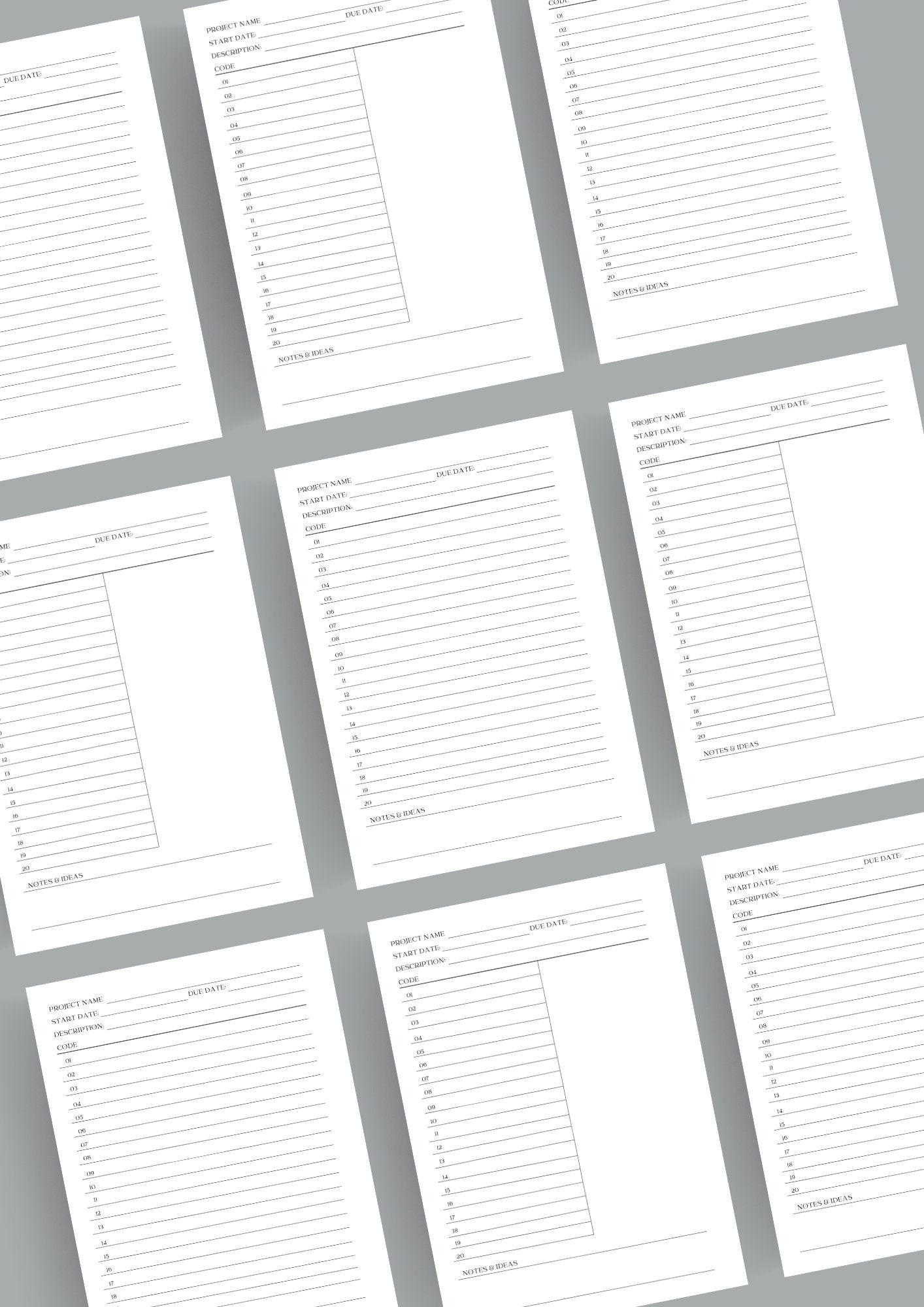 Programming Coding Template Programming Template Instant Download for ...