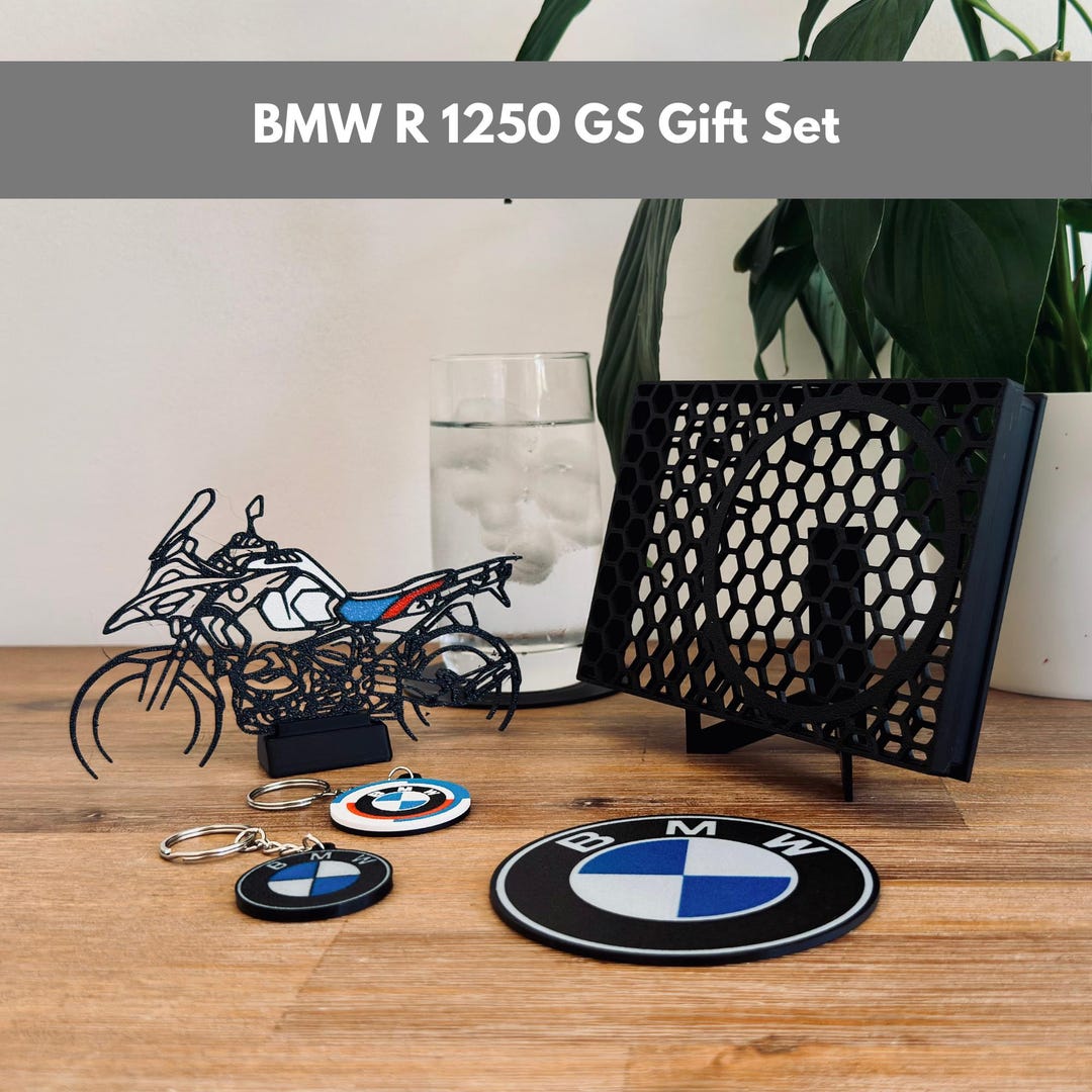BMW R1250 GS Gift Set for the Ultimate BMW Enthusiast. an Unique Holder ...