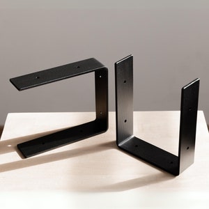 Floating Shelf Brackets Wall Kitchen Shelf Bracket, Console Shelf Set of 2