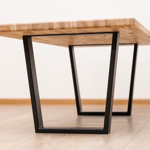 Welded Metal Table Legs: Heavy Duty Steel Bench & Coffee Table Base