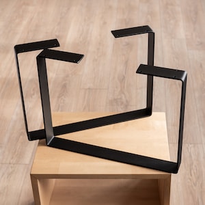 Metal Table Legs: Heavy Duty Steel Bench, Coffee, Dining Table Base