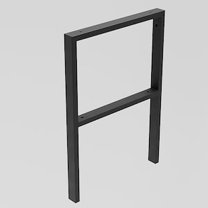 Freestanding Vanity Legs 76cm | Metal Frame for DIY Bathroom Furniture | 7 Depths & Colours | Holds 140kg image 7