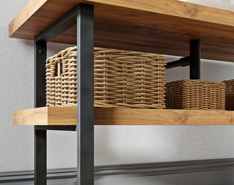 Patas de tocador de pared, muebles de baño, soporte de lavabo de metal