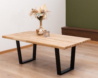 Modern Oak Wood Coffee Table