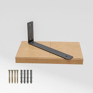 Heavy Duty Metal Shelf Bracket | Corner Brace | Powder Coated | Wall Mounted image 9
