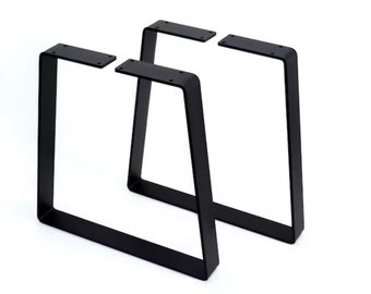 2x Metall Tisch Möbelbeine, Holzbank Couch, Esstisch Basis
