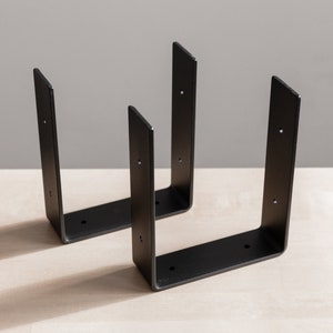 Dubbele plankbeugels Wandplank stevige zwevende plankenbeugel set van 2 inch