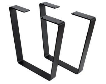 Metal Bench Desk Legs Set Of 2 Modern Steel Iron For Coffee Dining Table