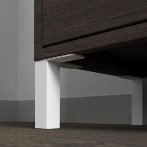 Rectangular furniture legs, cabinet feet for sofa, bed, couch, sideboard plinth feet, metal legs