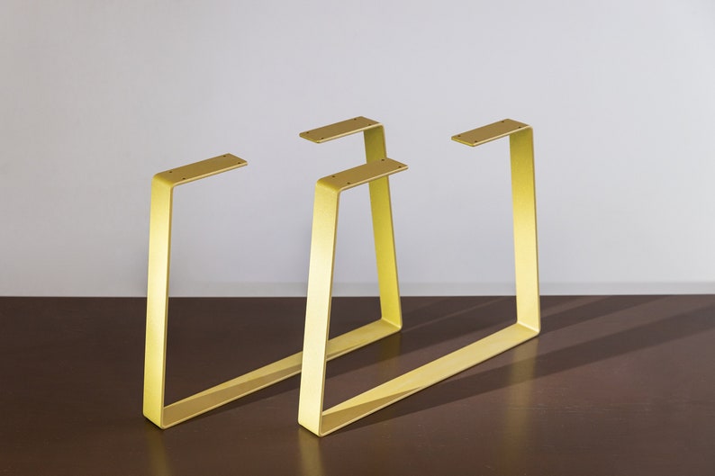 2x Metal Table Furniture Legs, Wood Bench Coffee, Dining Table Base