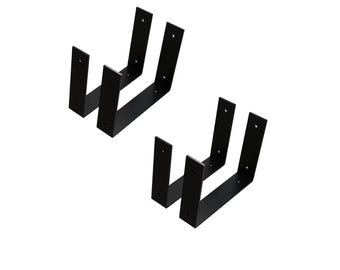 Metal Shelf Brackets Set of 4 | Heavy Duty Bulk Bracket Kit for Multiple Shelves | Custom Sizes & 9 Colors | Handmade EU