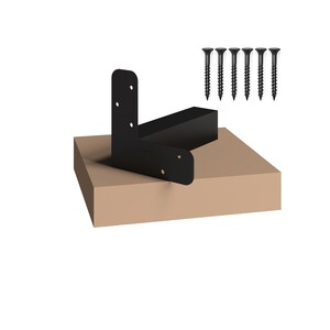 Pés quadrados para móveis | Compre 1 ou conjunto de 4 | Pés para armários, sofás e camas, suportam até 75 kg | 7 alturas, 9 cores imagem 8