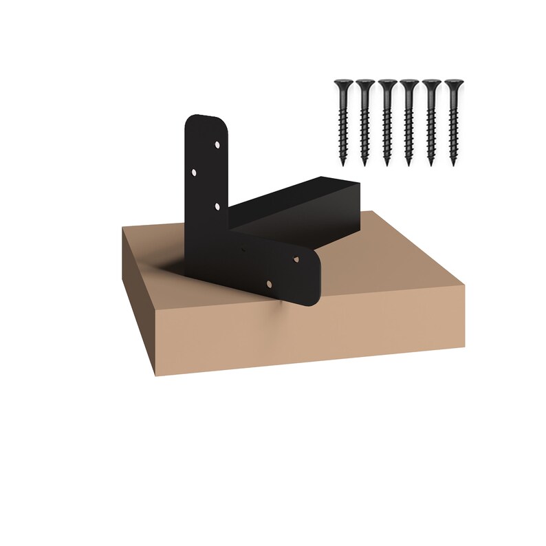 Pés quadrados para móveis | Compre 1 ou conjunto de 4 | Pés para armários, sofás e camas, suportam até 75 kg | 7 alturas, 9 cores imagem 8
