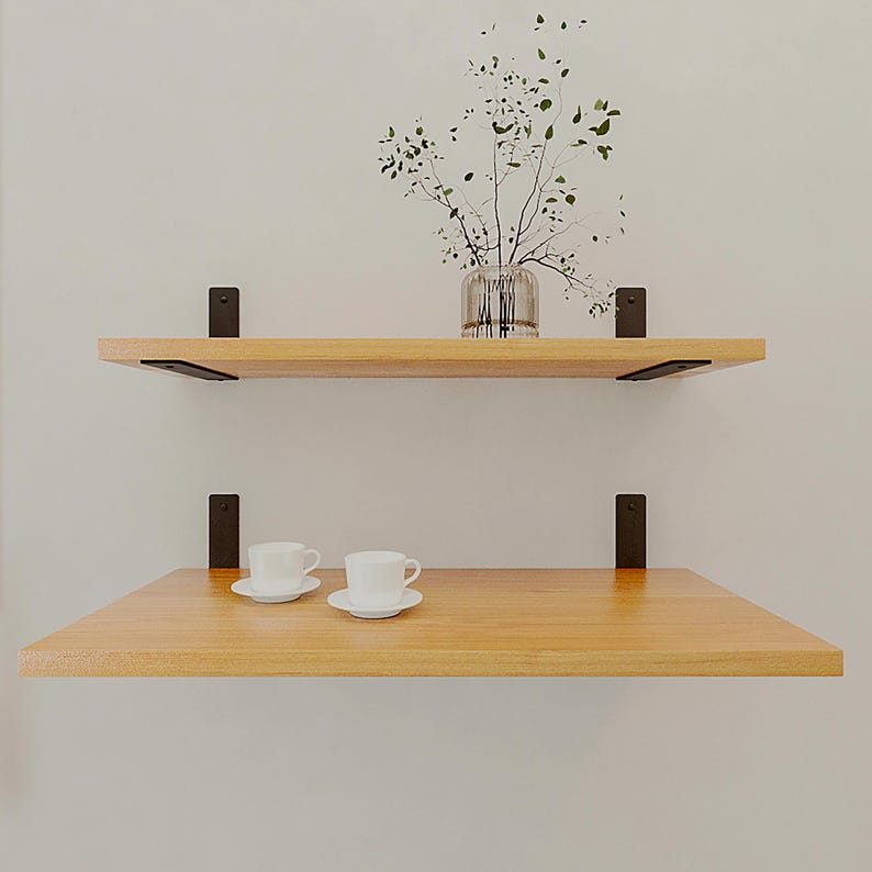 Heavy Duty Metal Shelf Bracket | Corner Brace | Powder Coated | Wall Mounted image 5