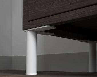 Round furniture legs, cabinet feet for sofa, bed, couch, sideboard plinth feet, metal legs