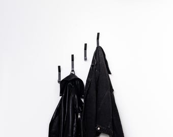 Ganchos de metal modernos: perchero de pared para entrada, perchero para sombreros