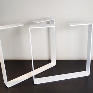 Moderne metalen tafelpoten: salontafel en bankframe (set van 2)