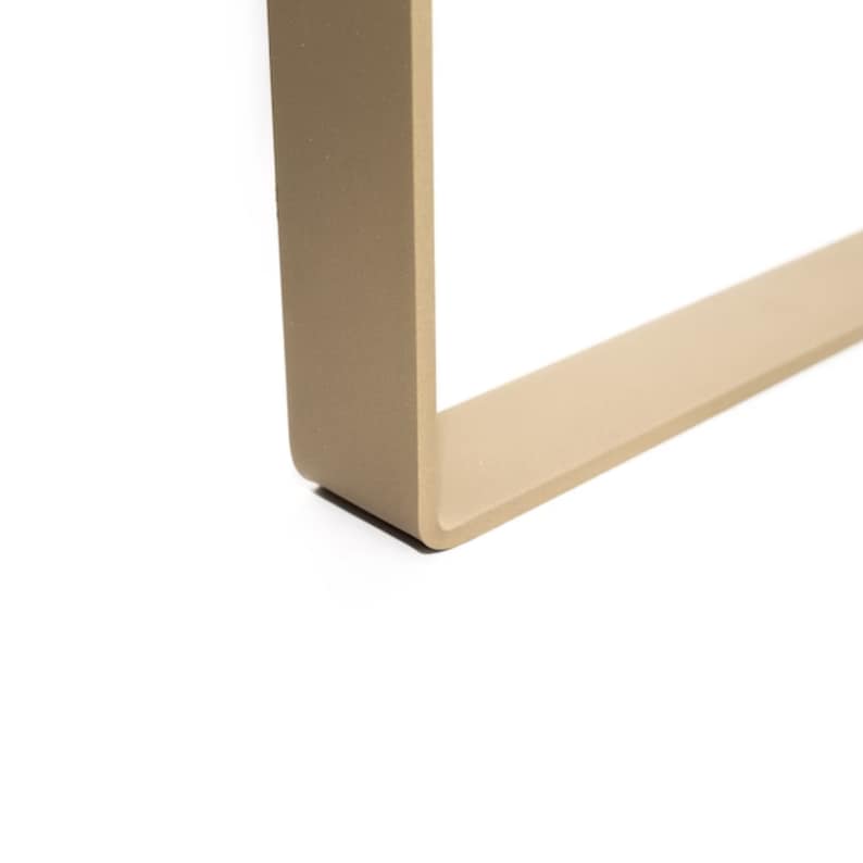 2x Metal Table Legs Dining Coffee Trapezoid Bench Furniture Minimalist Legs image 9