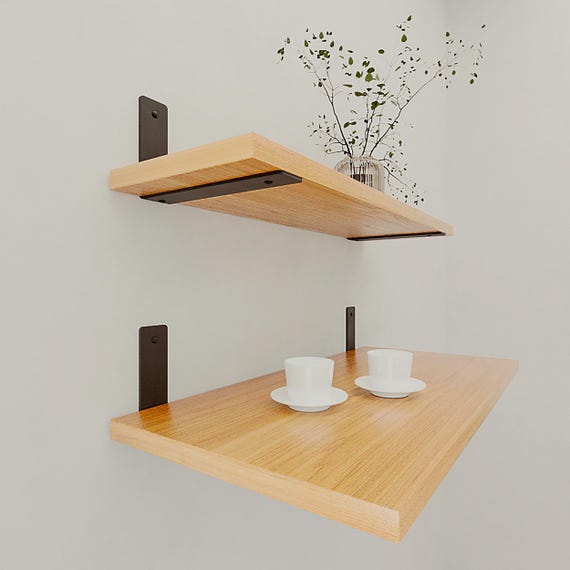Heavy Duty Metal Shelf Bracket | Corner Brace | Powder Coated | Wall Mounted