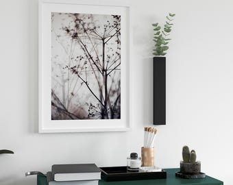 Metal Wall Pocket Vase | Slim Hanging Holder for Dried Flowers & Eucalyptus | Buy 1, 2 or 3, 9 Colors | Farmhouse Decor | Handmade EU